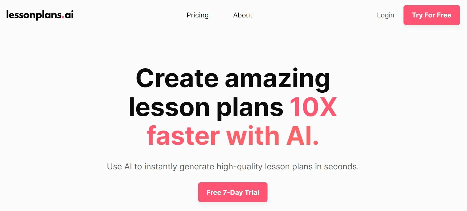  AI generated lessson plans for teachers.