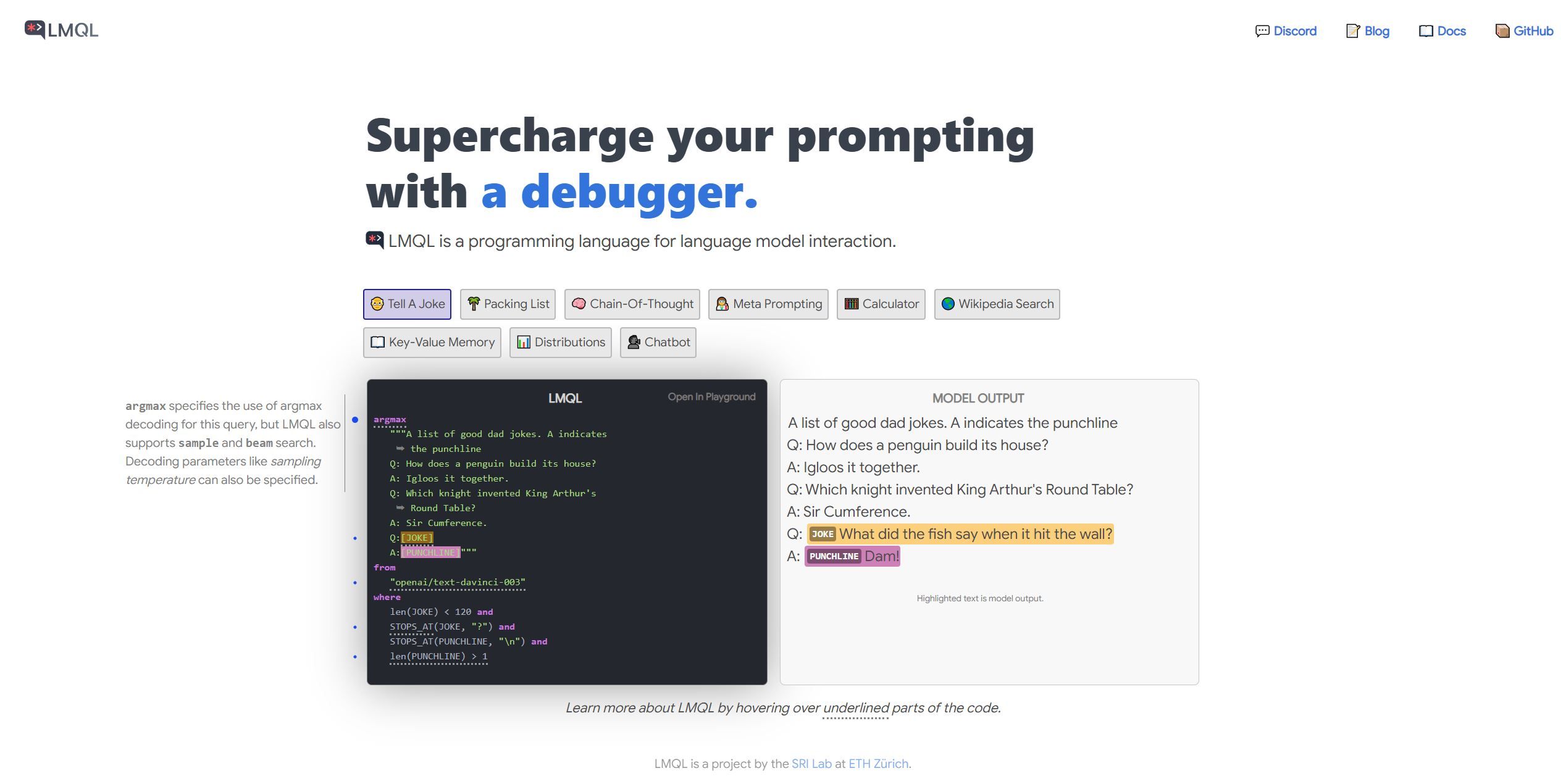  Natural language querying for large models.