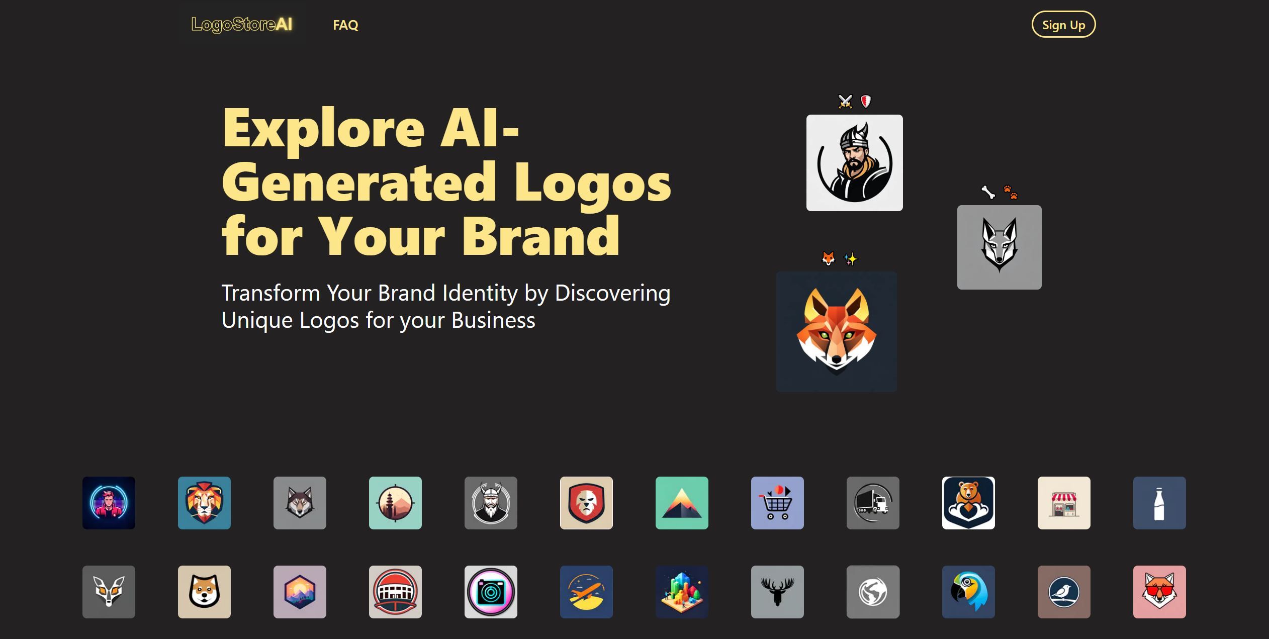  Explore AI-Generated Logos for Your Brand