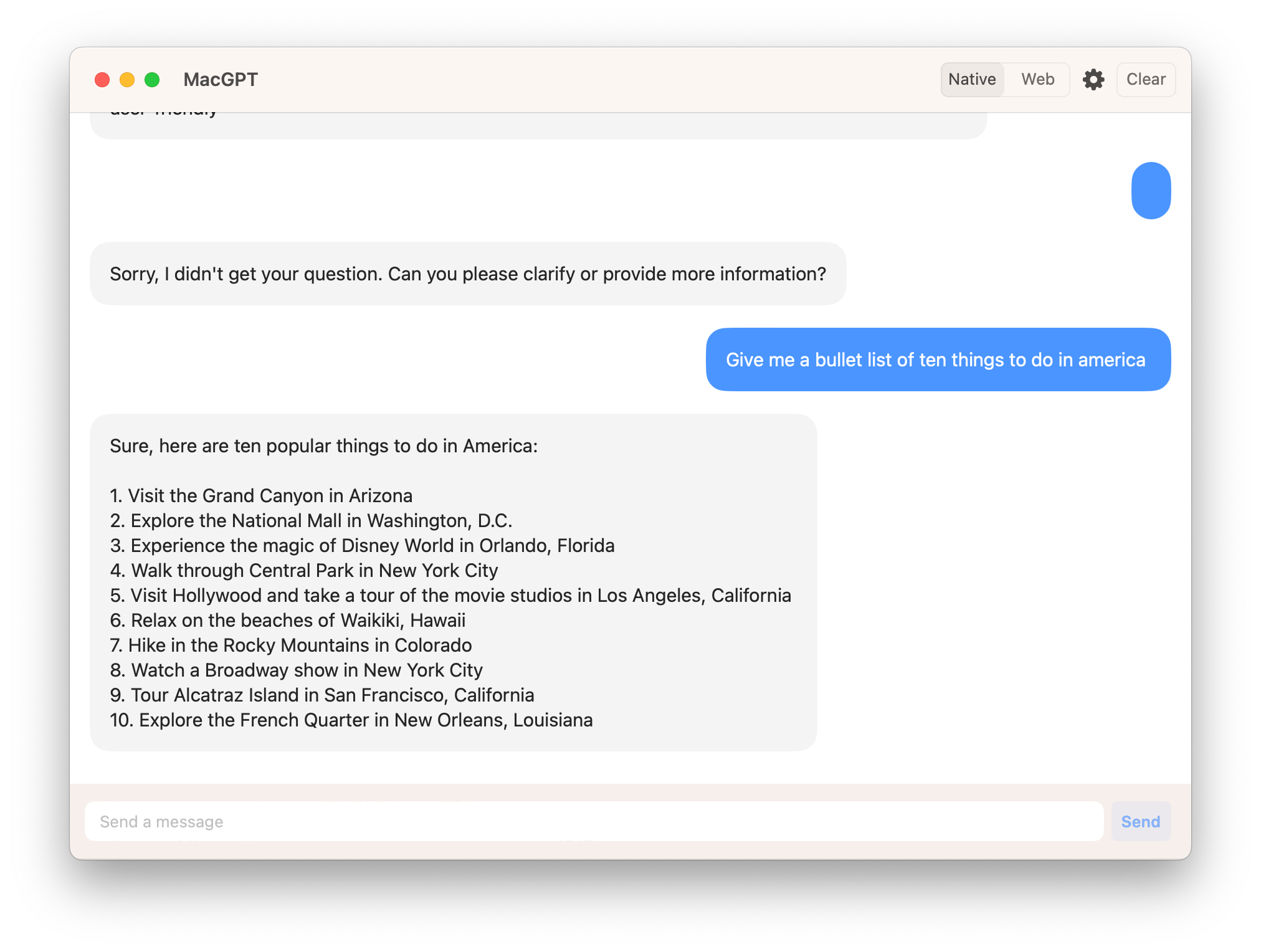  ChatGPT native app for macOS 