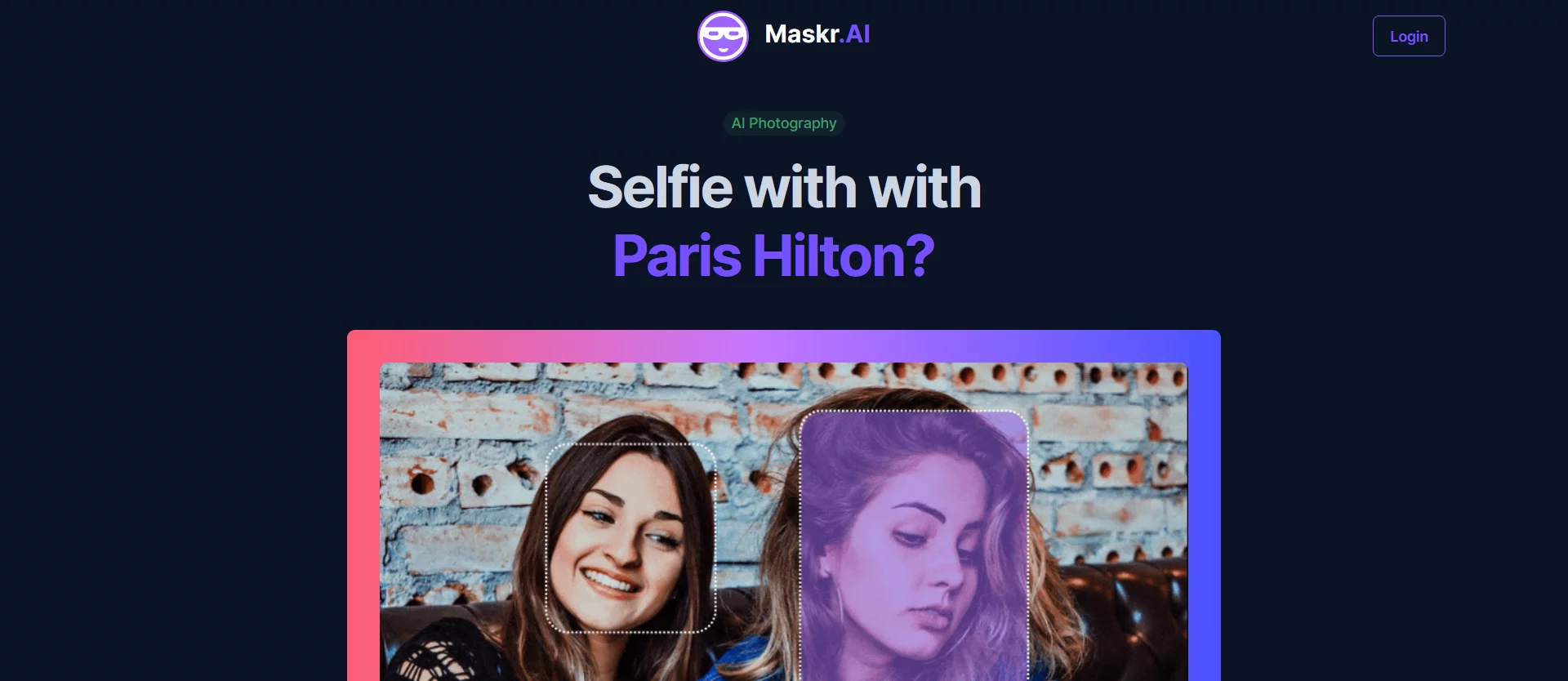  Take a photo of yourself and swap the person in