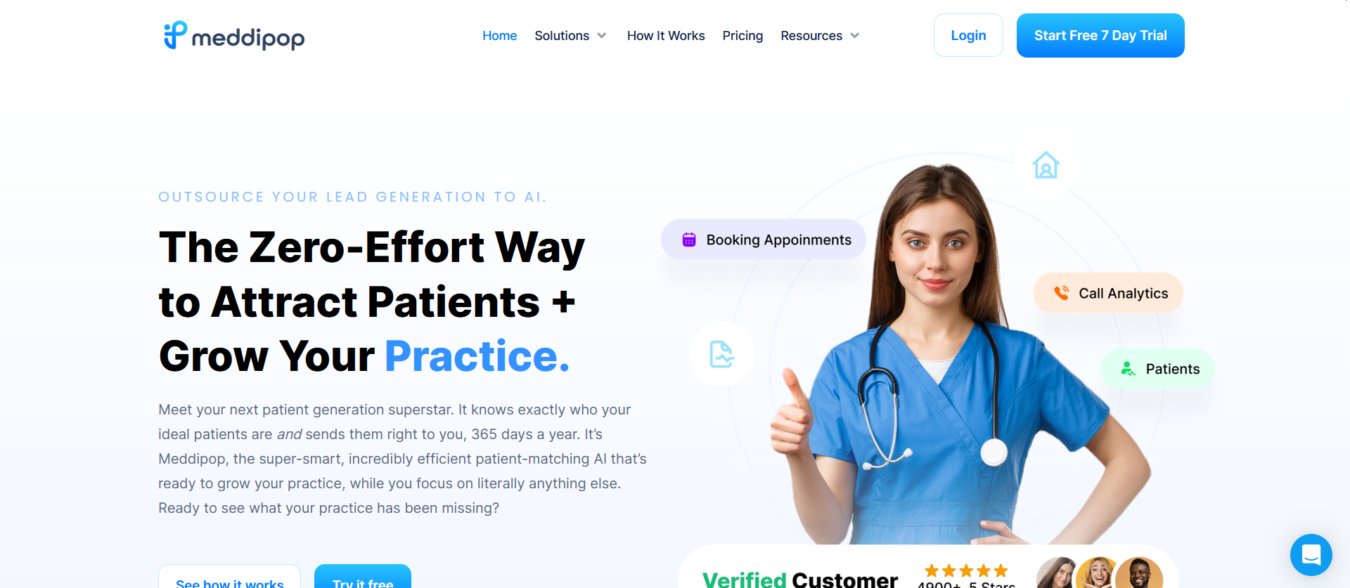  MeddiPop AI routes qualified patient leads to