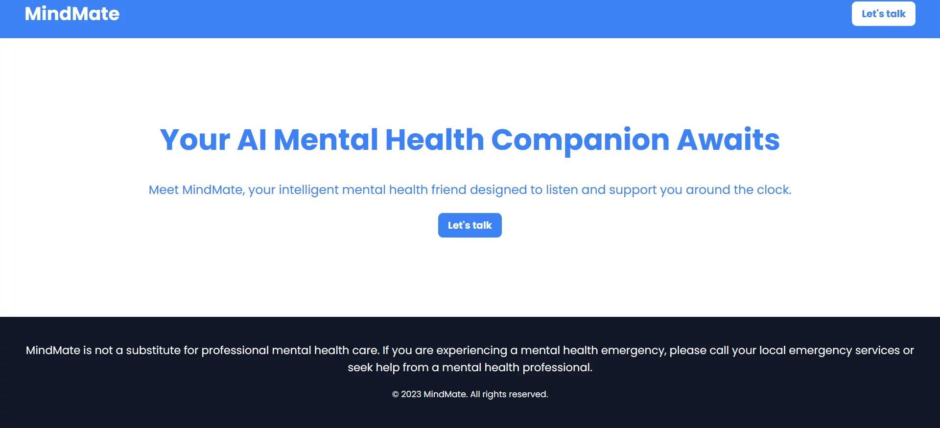  Your Personal AI-Powered Mental Health Companion