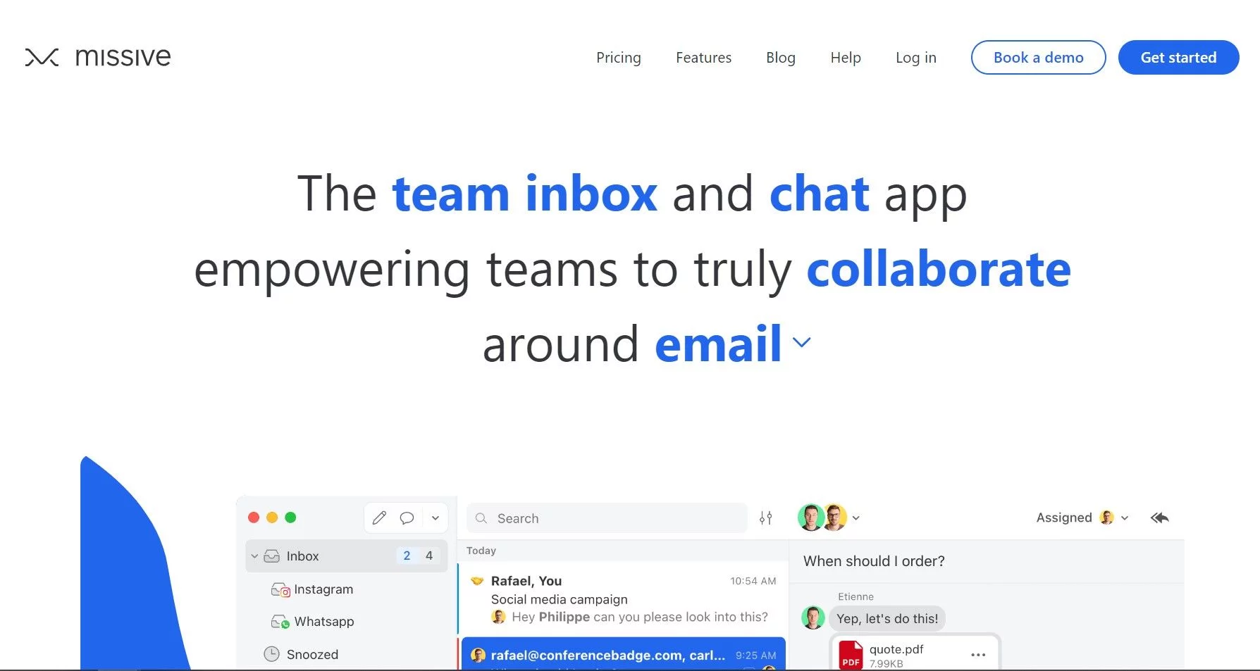  AI-powered email collaboration & management for