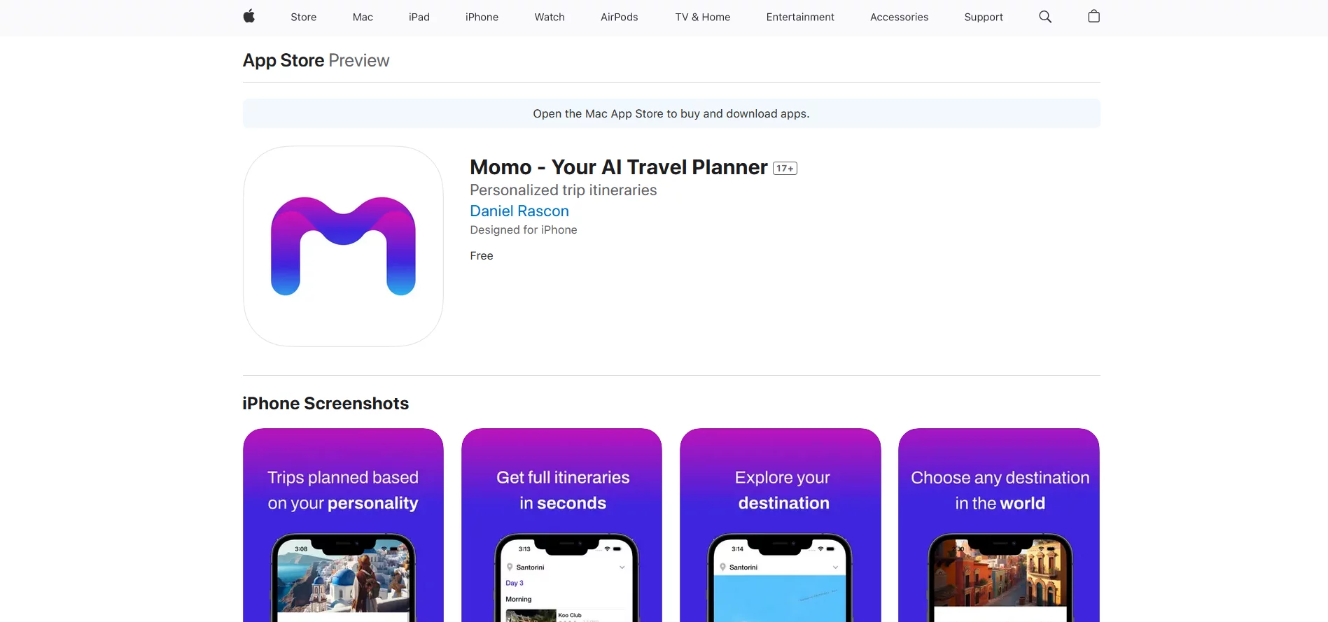  AI travel planner that creates itineraries based