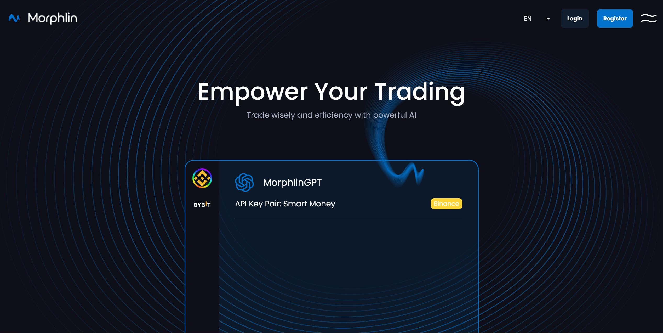  Morphlin offers a range of AI-based trading tools