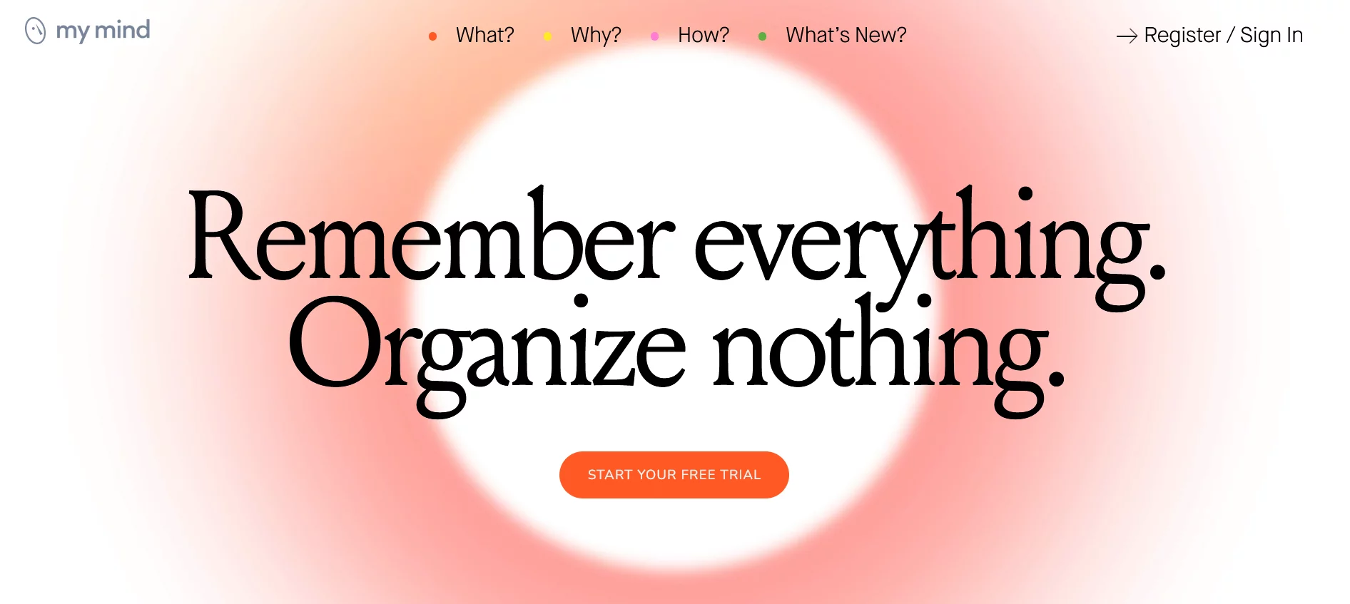  Helps you capture, organize, and remember