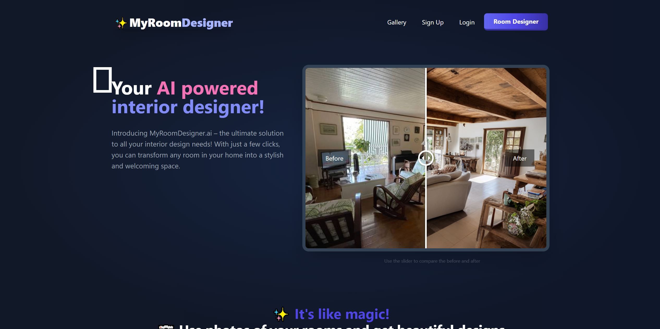  Visualized online interior design.