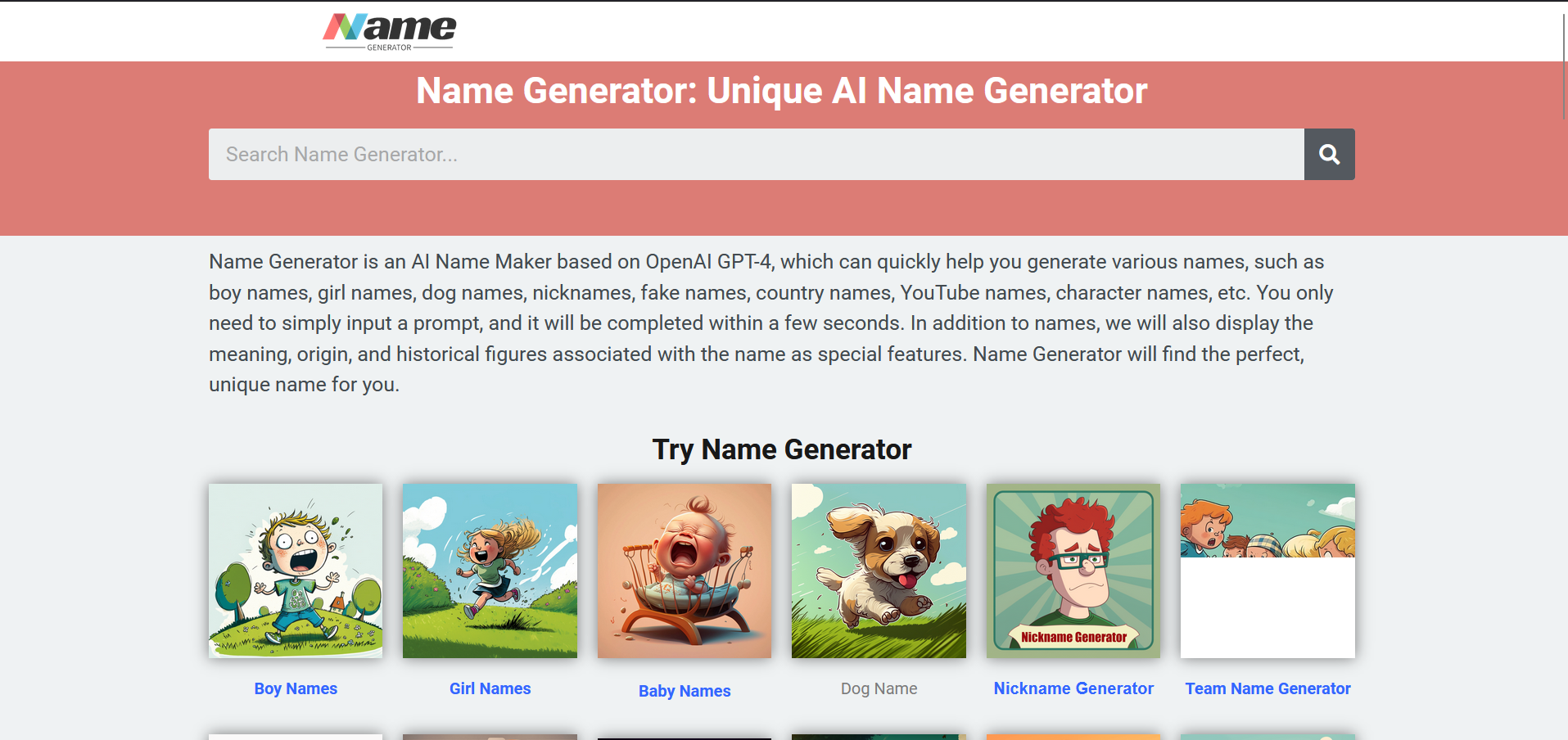  Name Generator is a user-friendly tool that