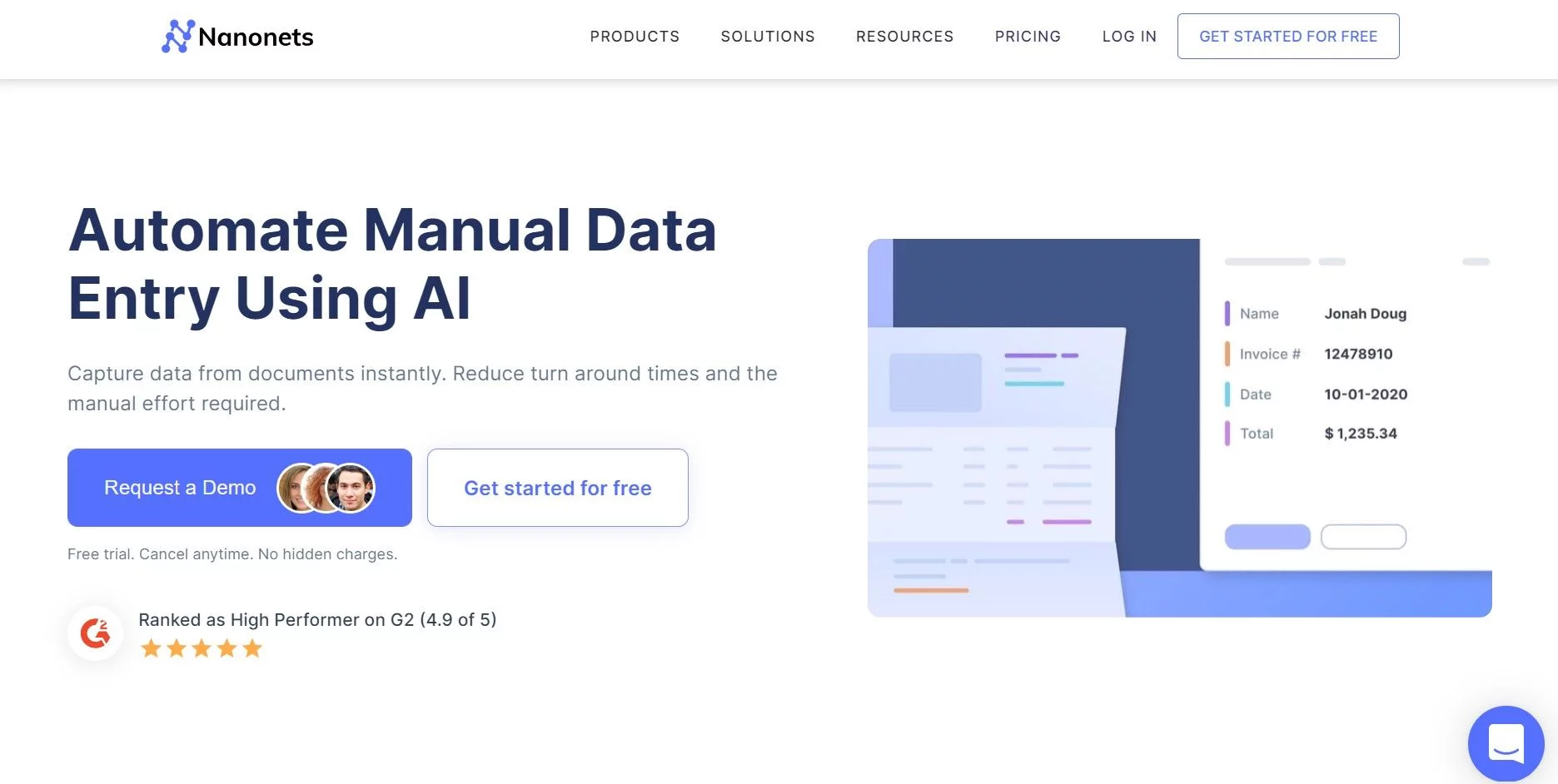  Automate data entry using AI-based OCR platform