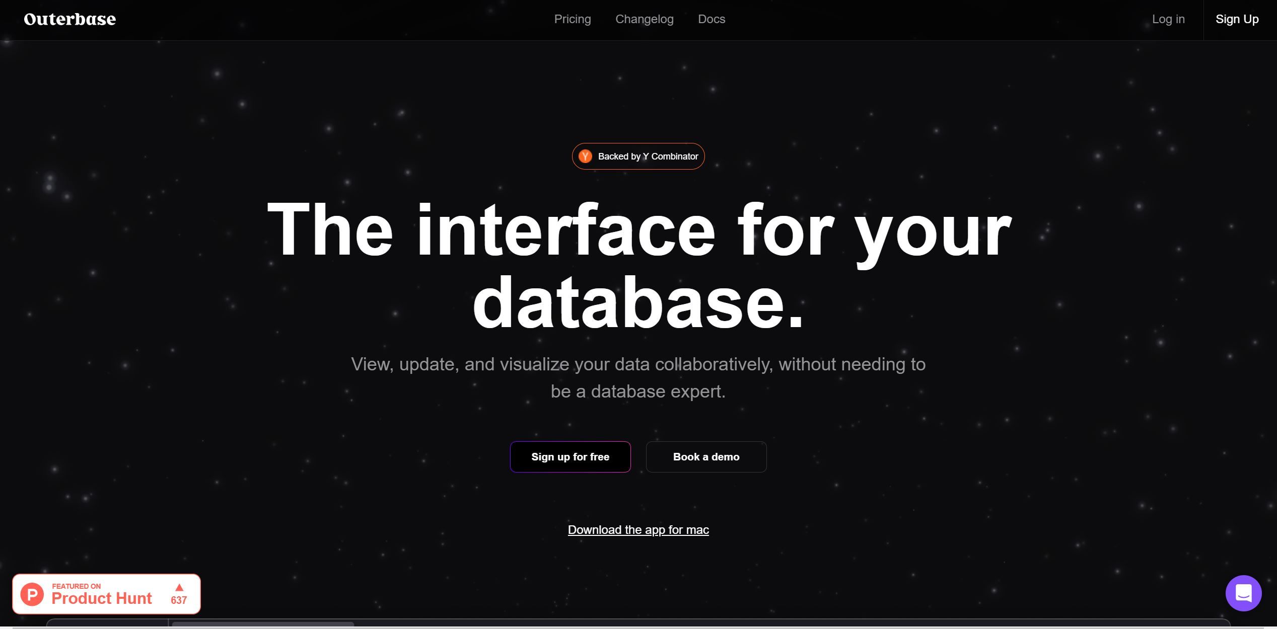  A user-friendly database interface to explore