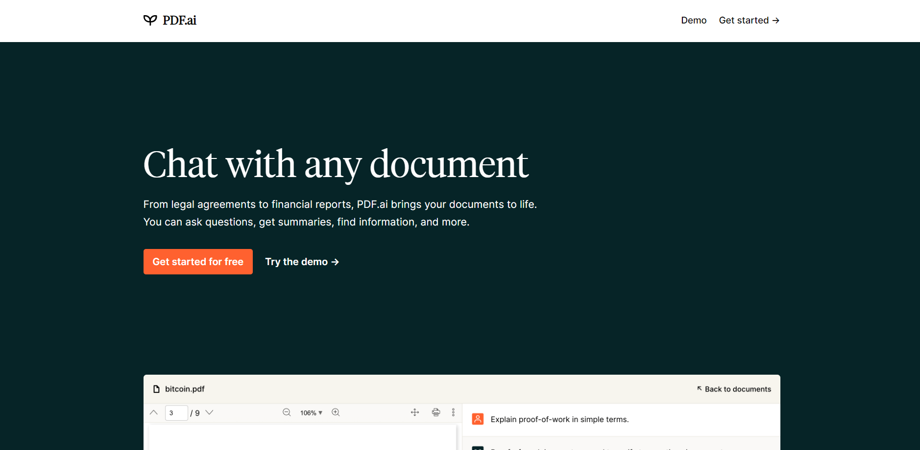  Chat with any document using AI