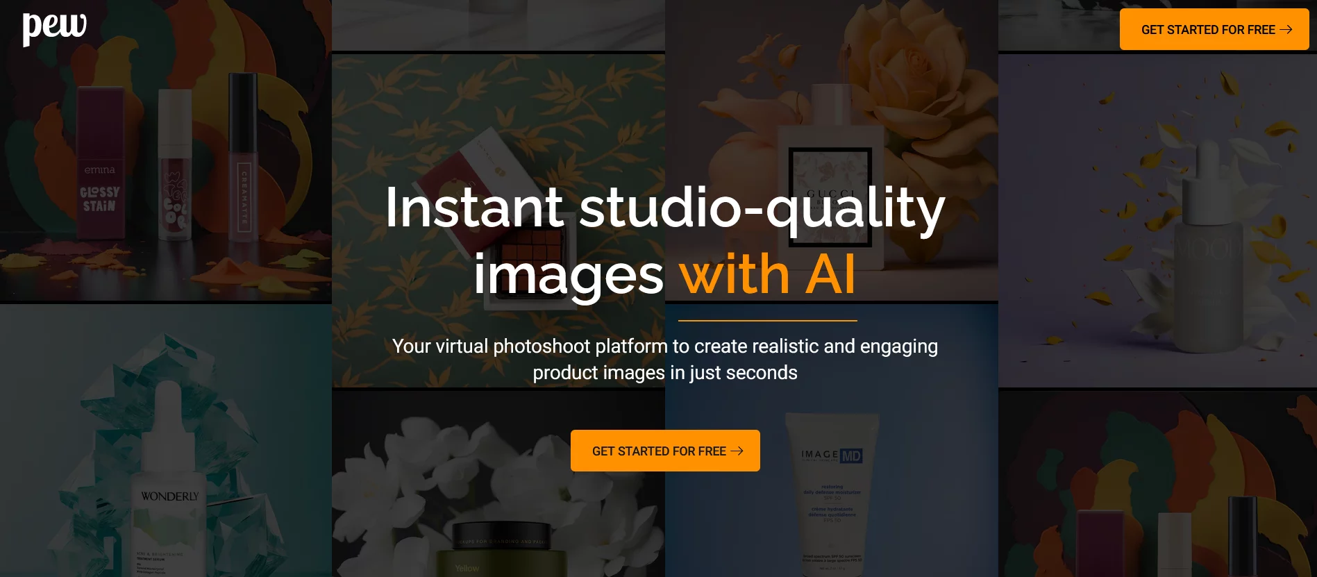  Instant studio‑quality images with AI