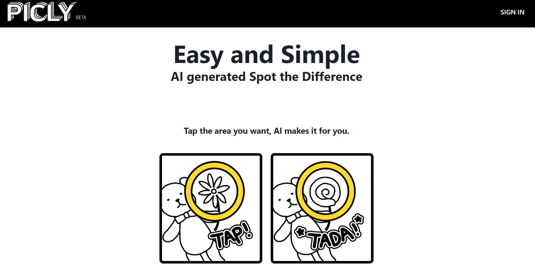  AI-generated Spot the Difference Game