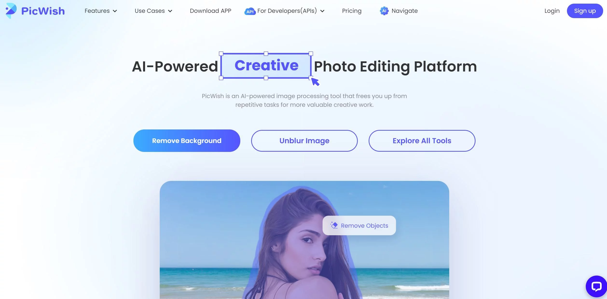  Experience Seamless Photo Editing with PicWish