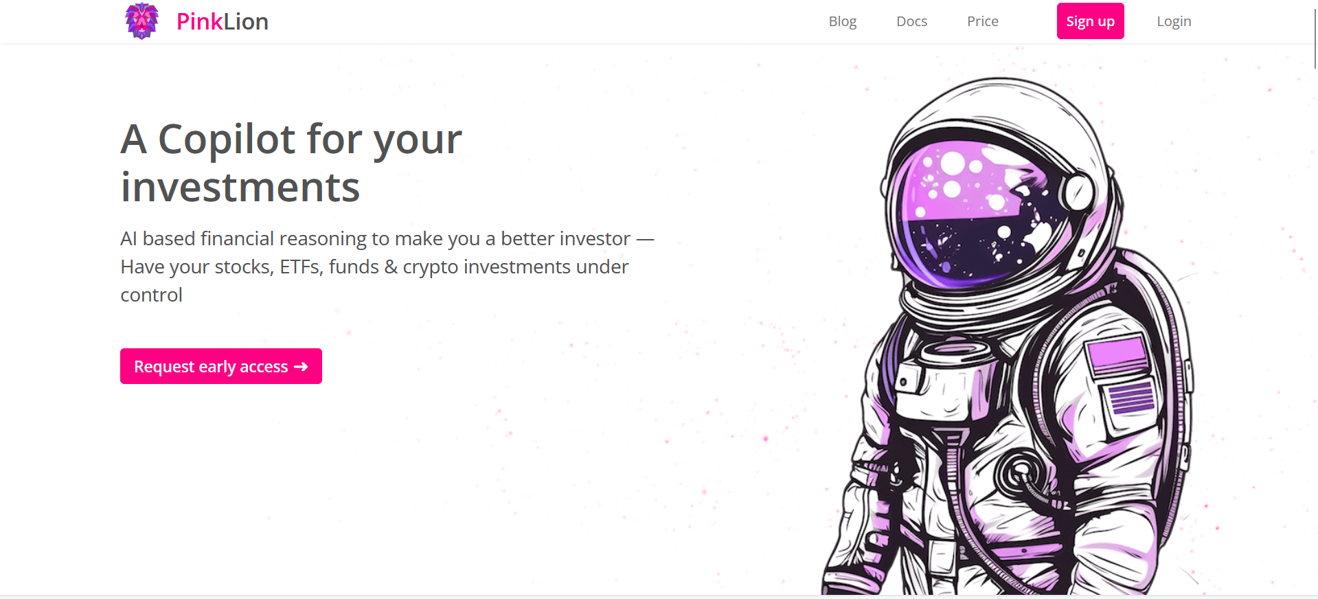  A Copilot for your investments - AI based