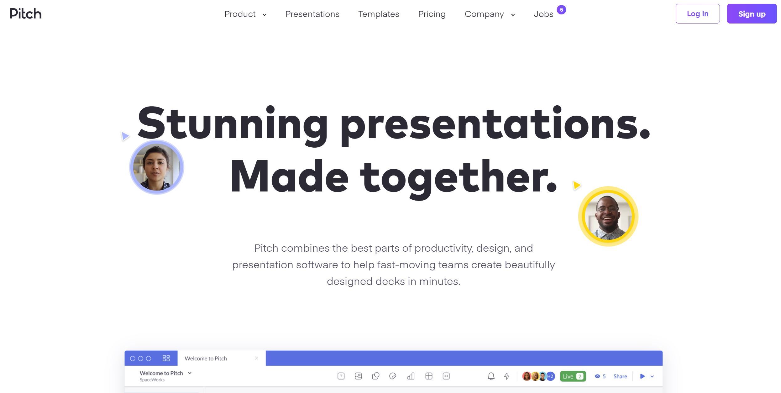  Fast, collaborative presentation software.