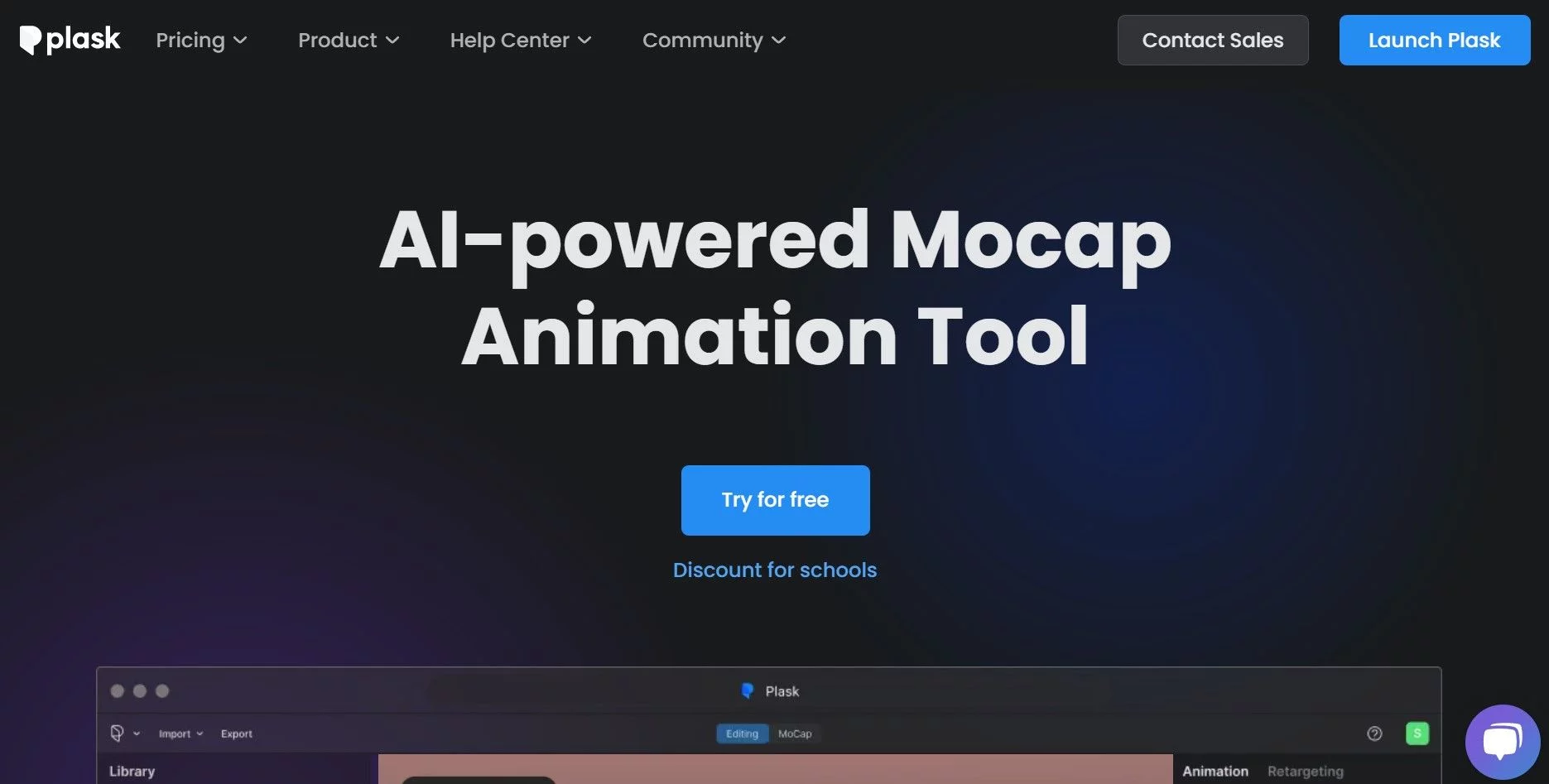  AI-powered motion capture animation tool for