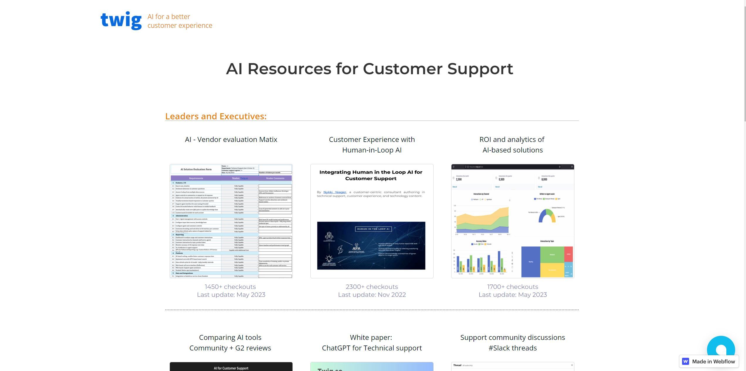  AI Resources for Customer Support 