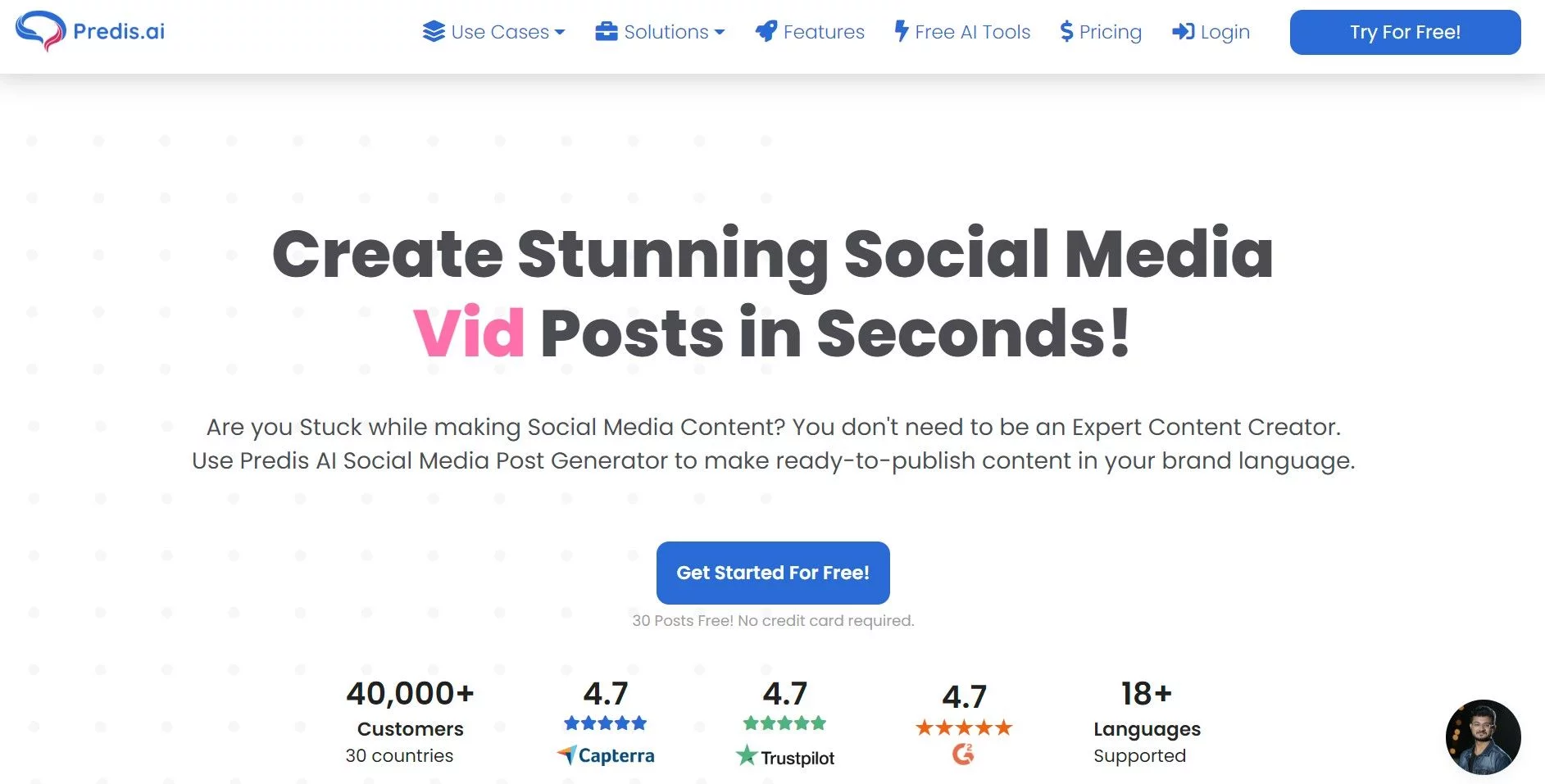  AI-powered content generator for stunning social