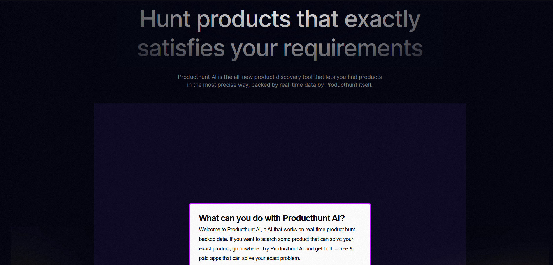  Hunt products that exactly satisfies your