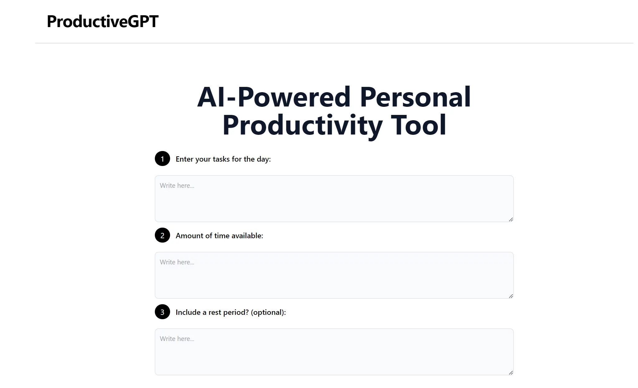  Your AI-Powered Personal Productivity Tool