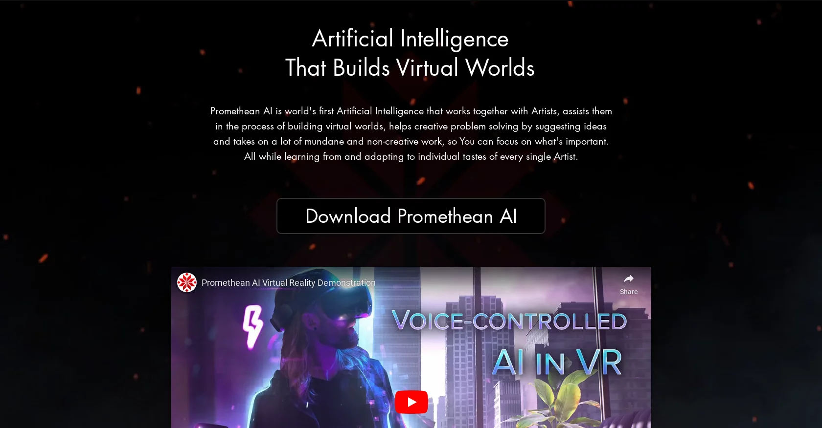  Promethean AI helps Artists create virtual worlds