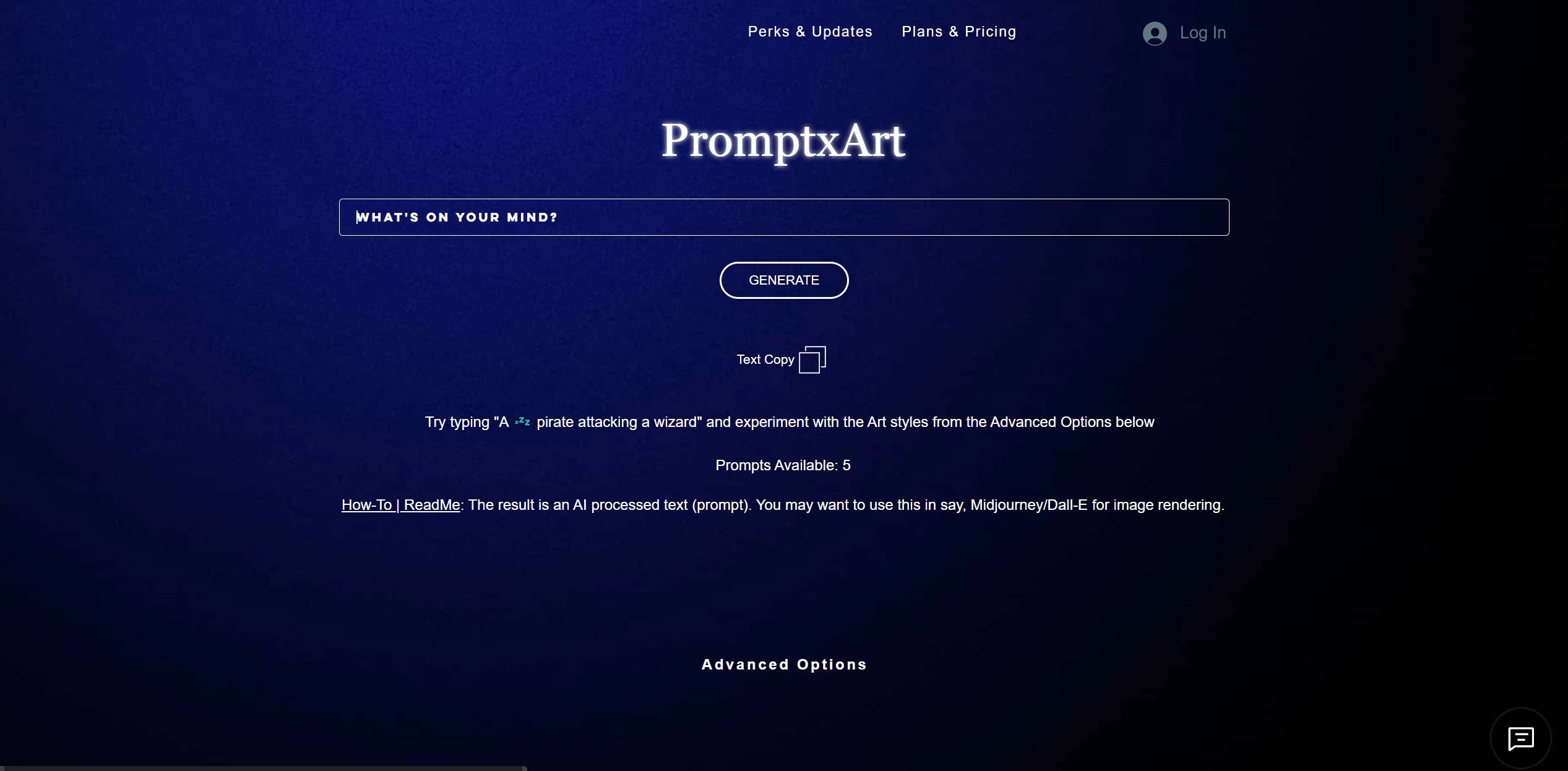  Creative prompts for art projects generation.