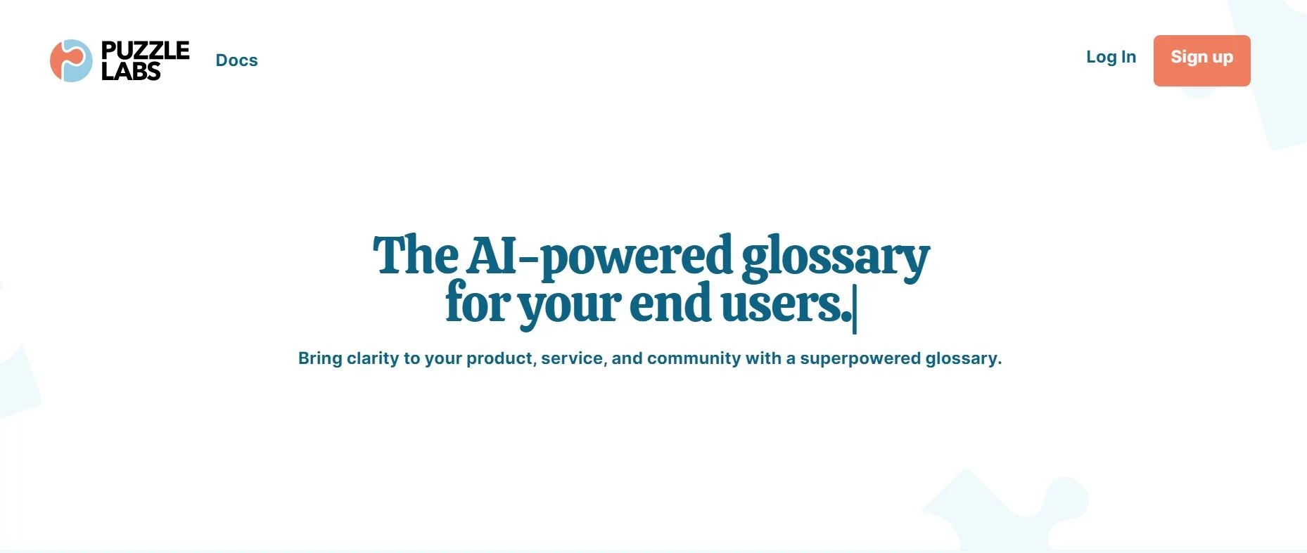  AI-powered glossary for product, service, &