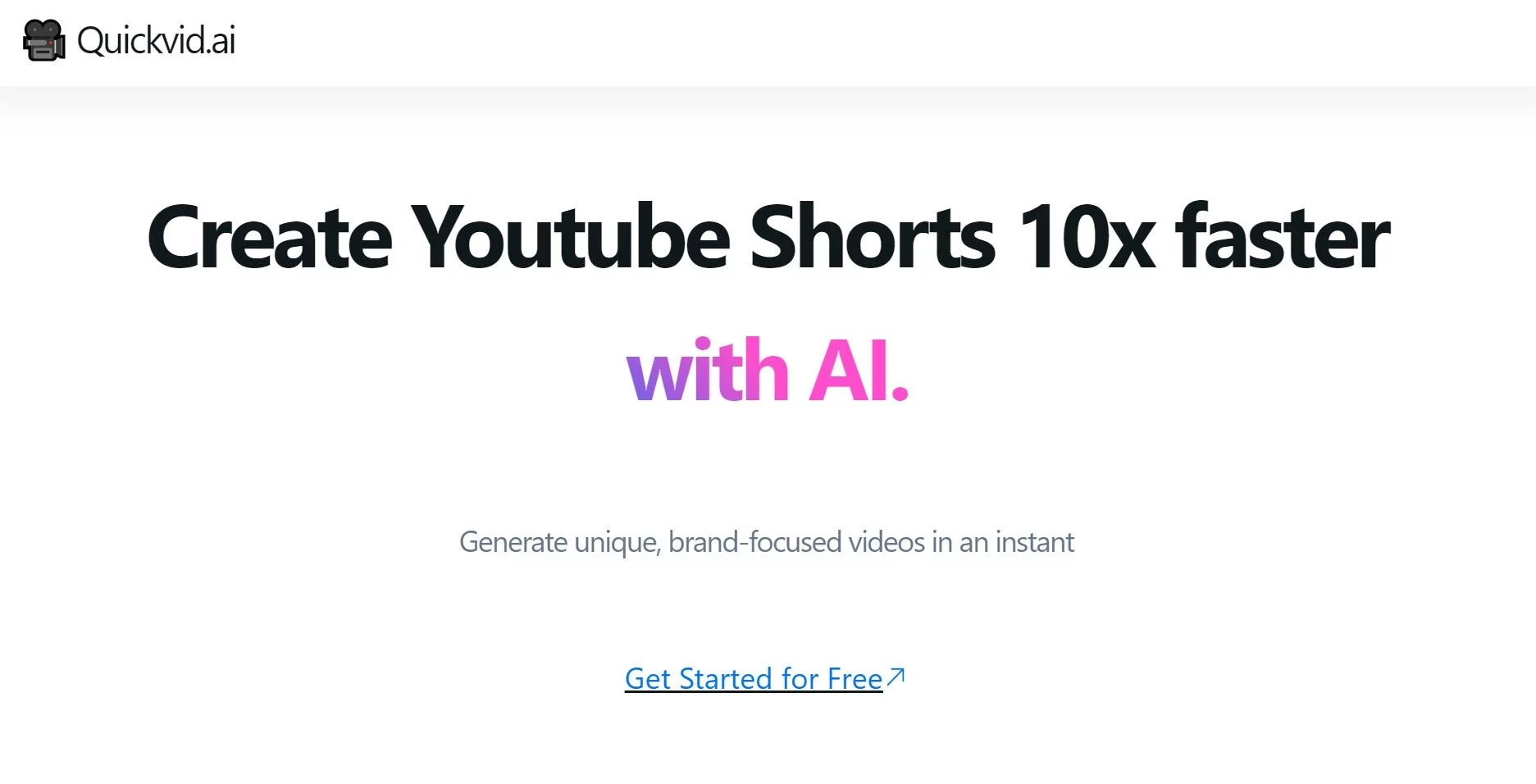  Generate Youtube shorts 10x faster with ai