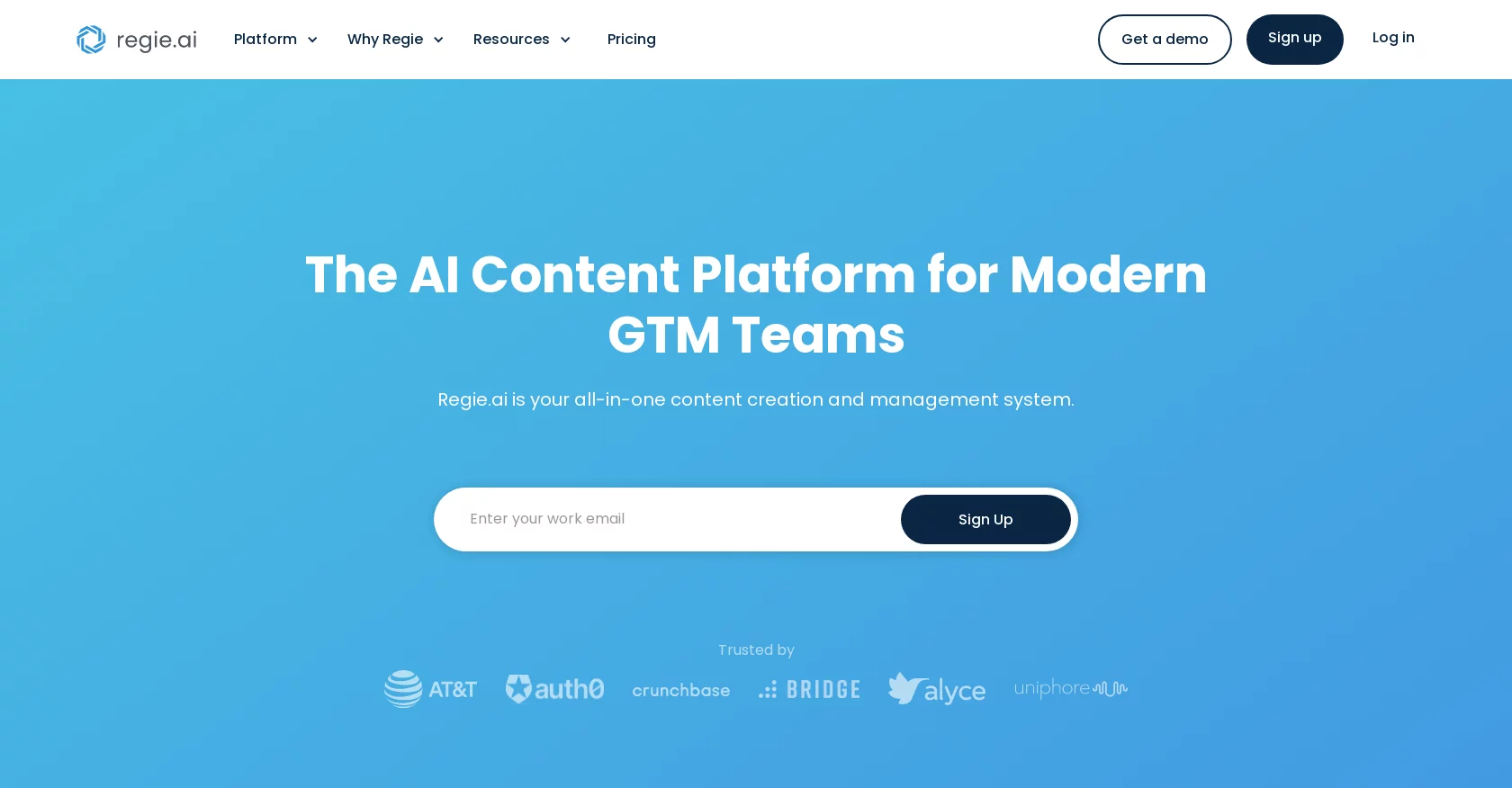  Regie helps teams write content faster with