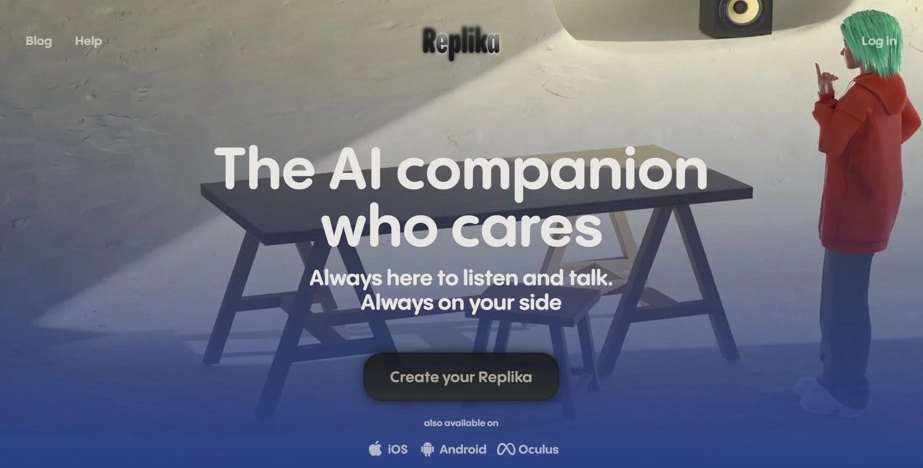  AI companion who listens, talks & cares, always