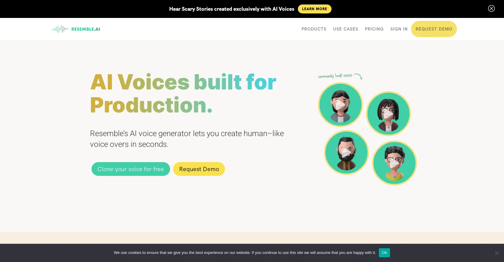  AI voice generator with voice cloning for TTS.