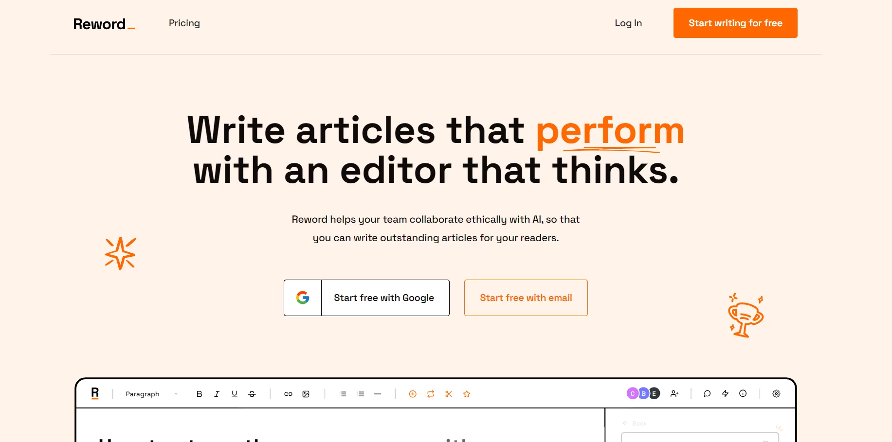  Articles that perform with an AI editor.