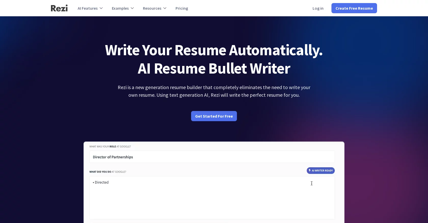  AI based Resume Writer