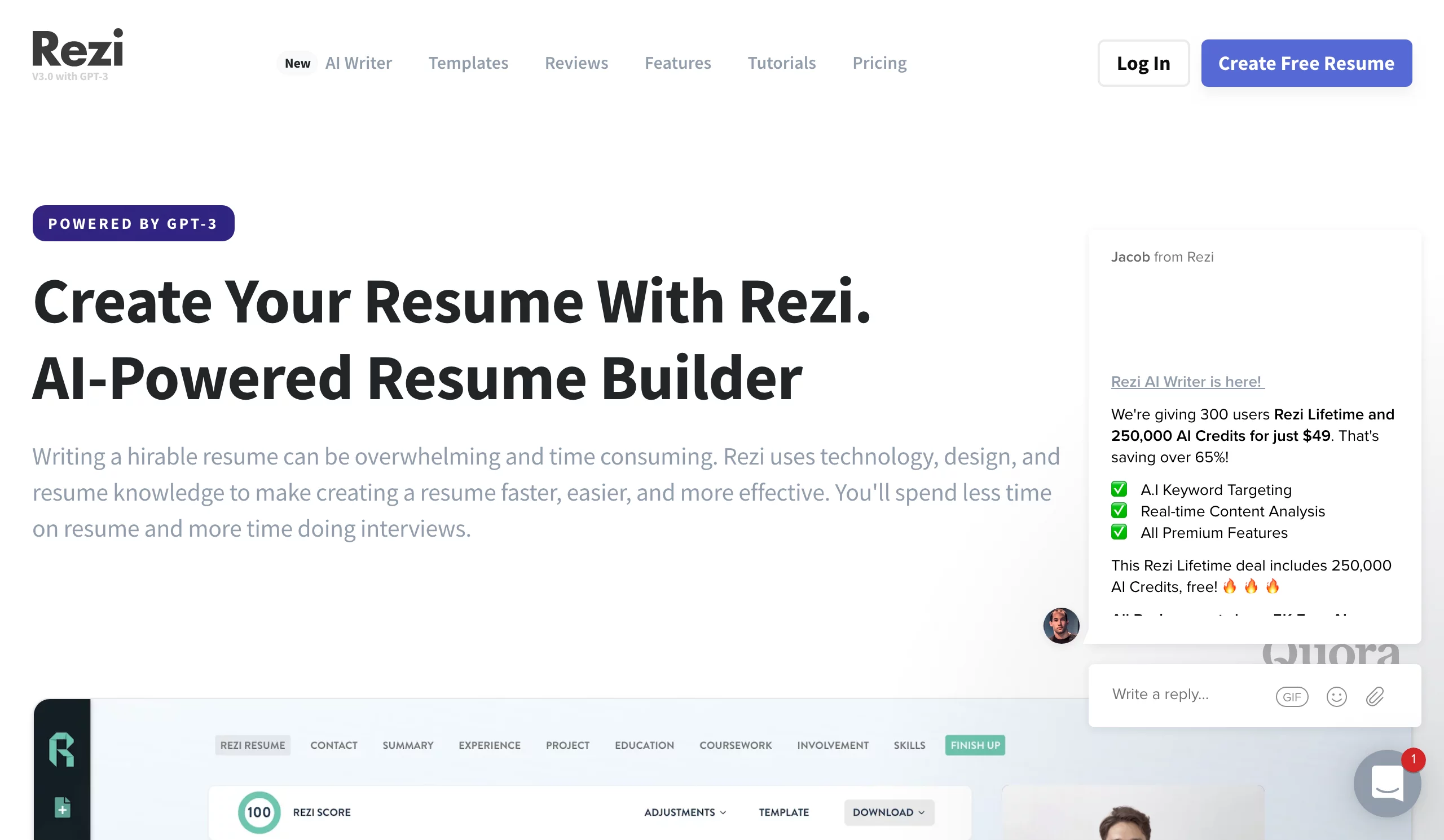  AI-Powered Resume Builder