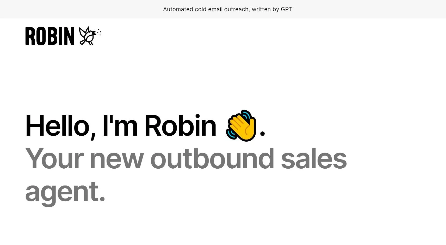  Automate sales outreach with Robin AI - no human