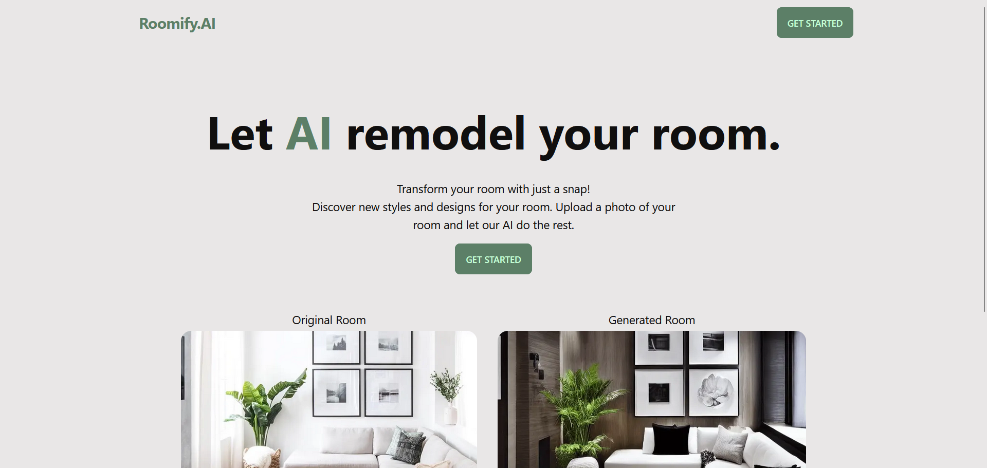  Roomify is An AI-powered platform for room