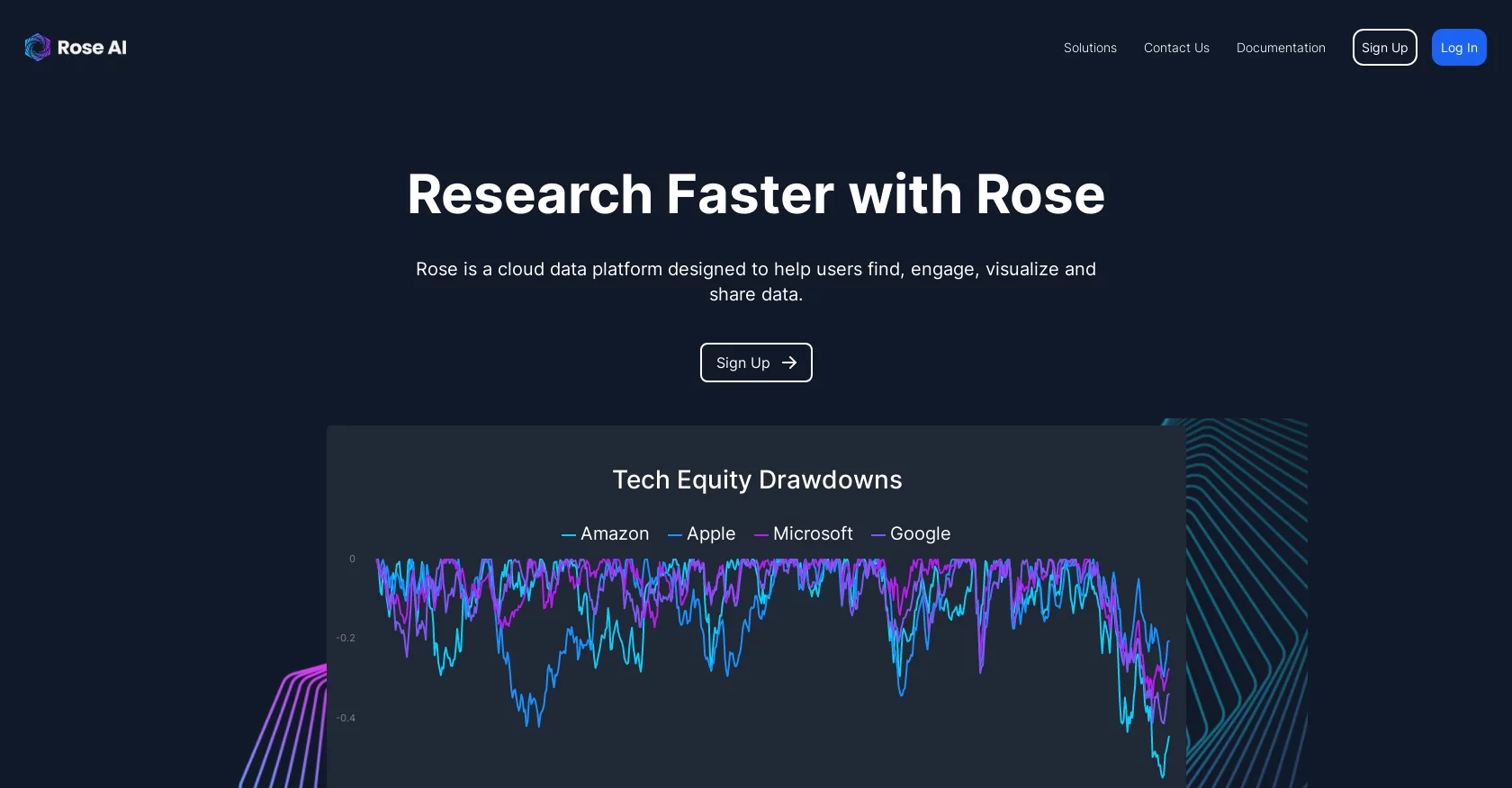  Rose is a cloud data platform designed to help