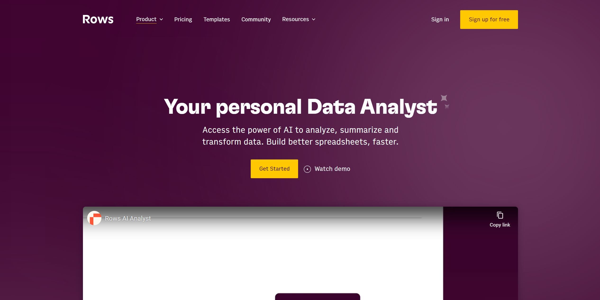  Your personal Data Analyst