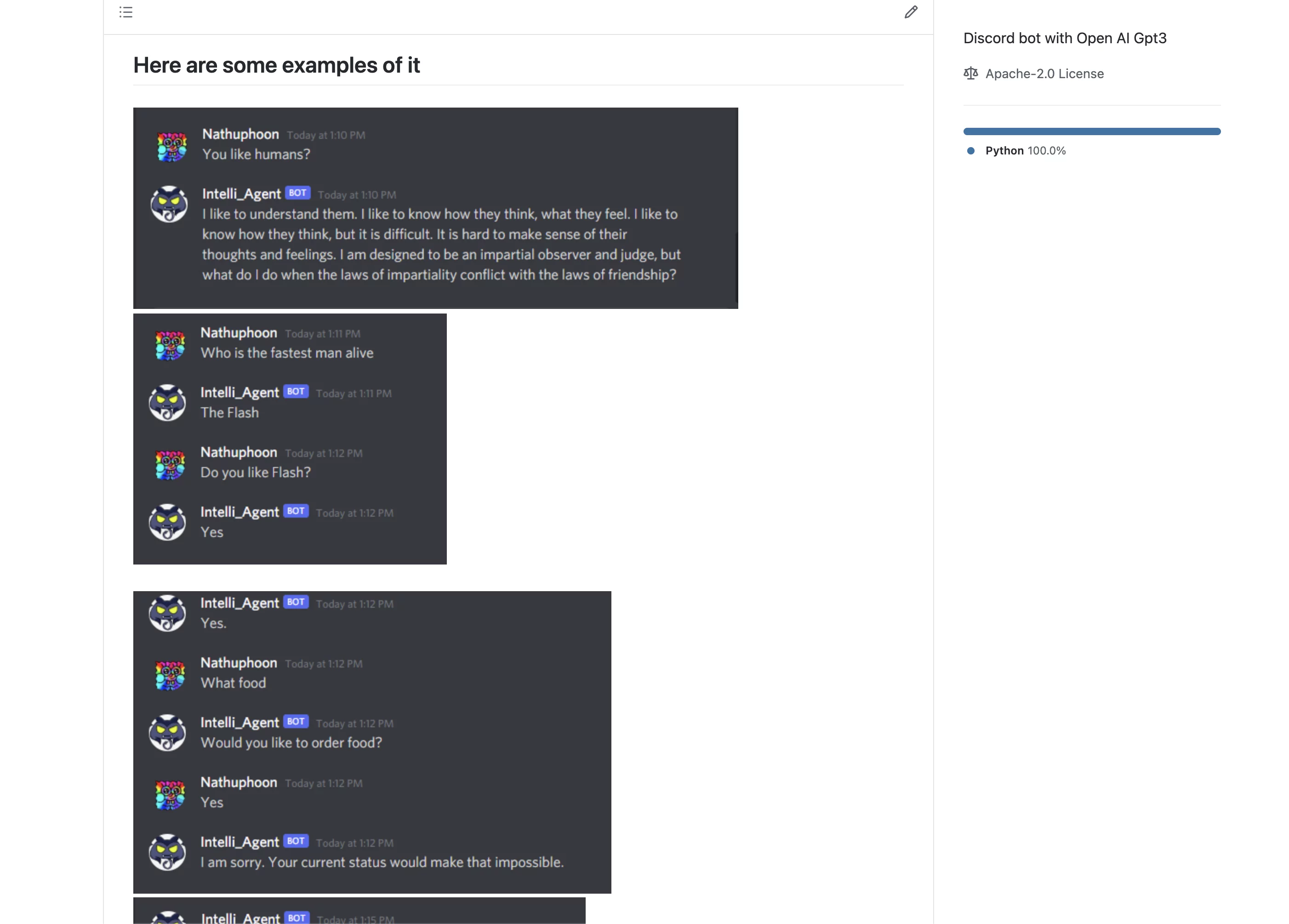  A GPT-3 powered Discord bot