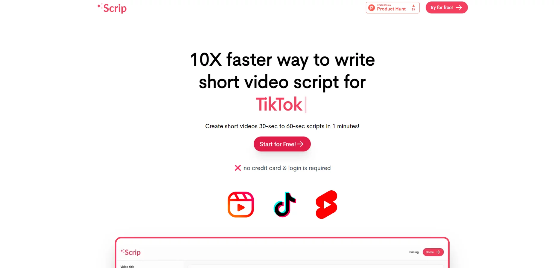  30 sec short video AI script for IG Reel, TikTok