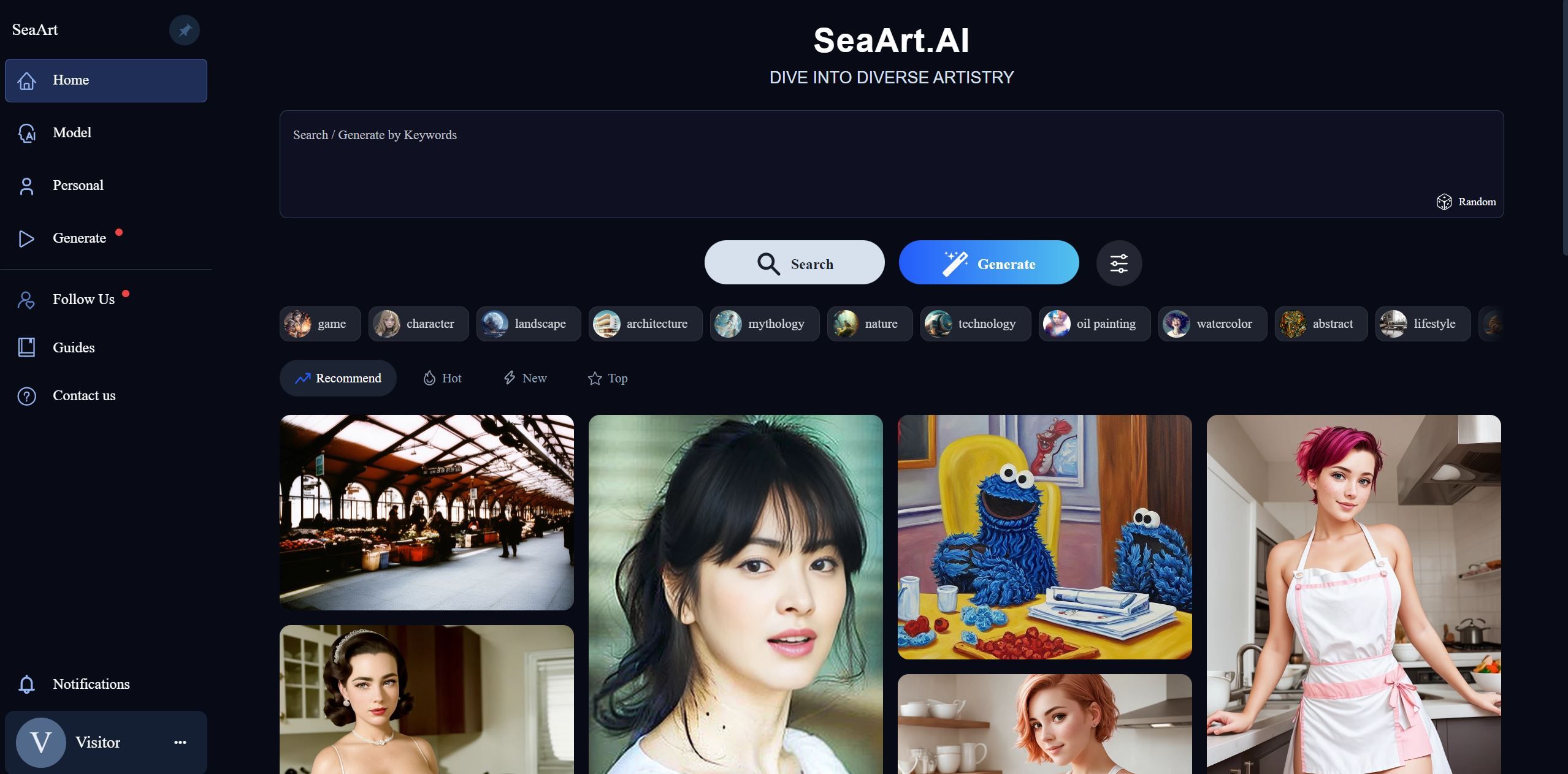  Unleash your artistic potential with SeaArt's