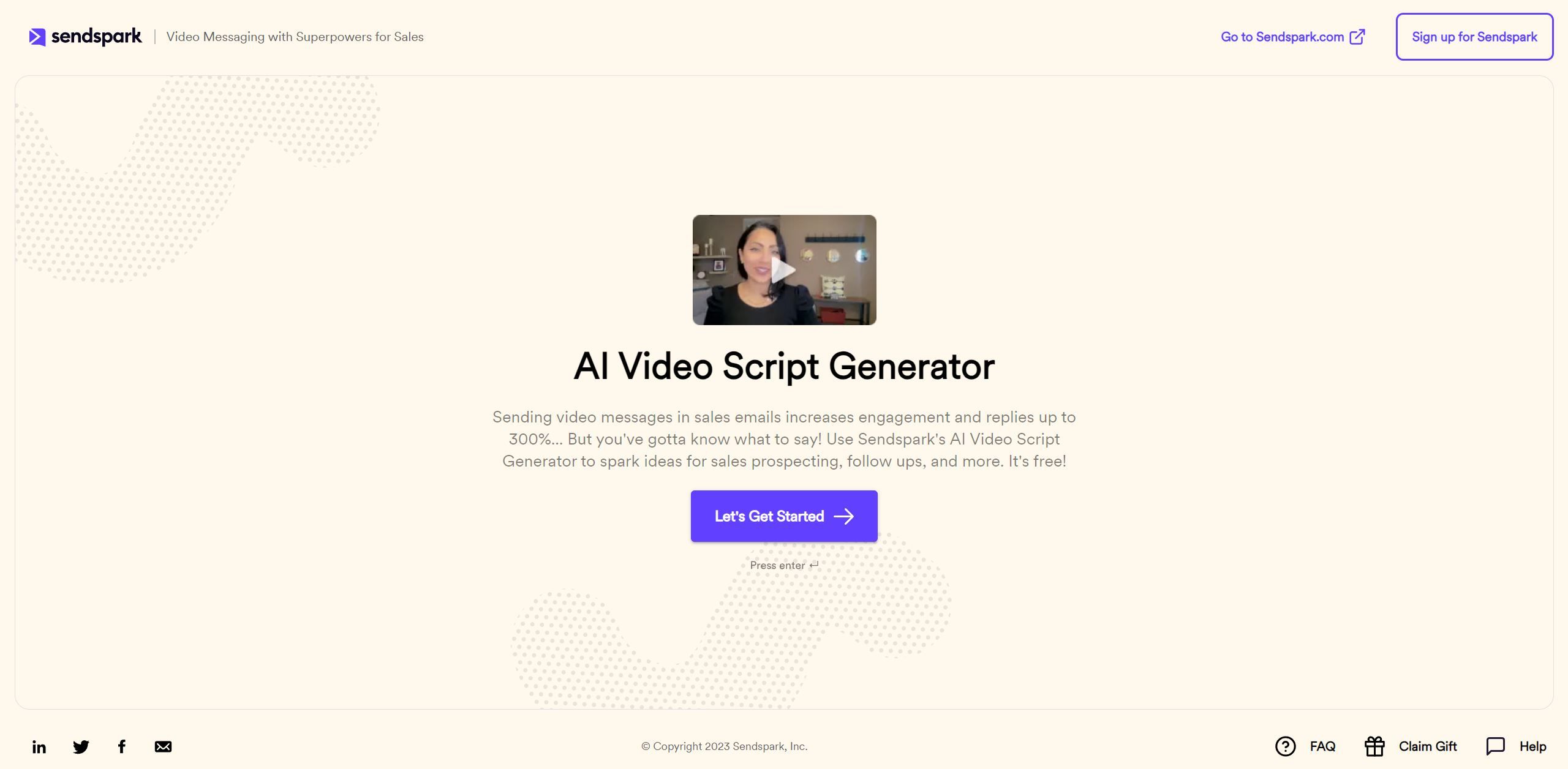  Personalized video scripts for sales outreach.