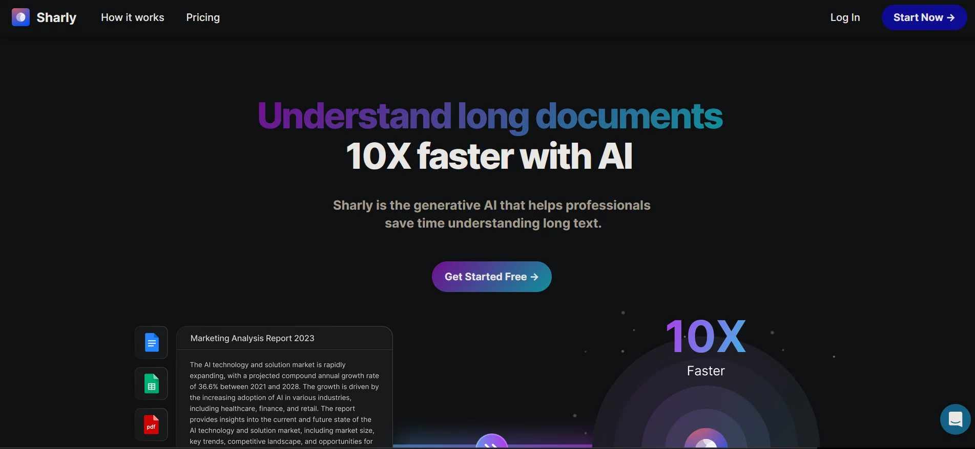  Understand long documents 10X faster with AI 