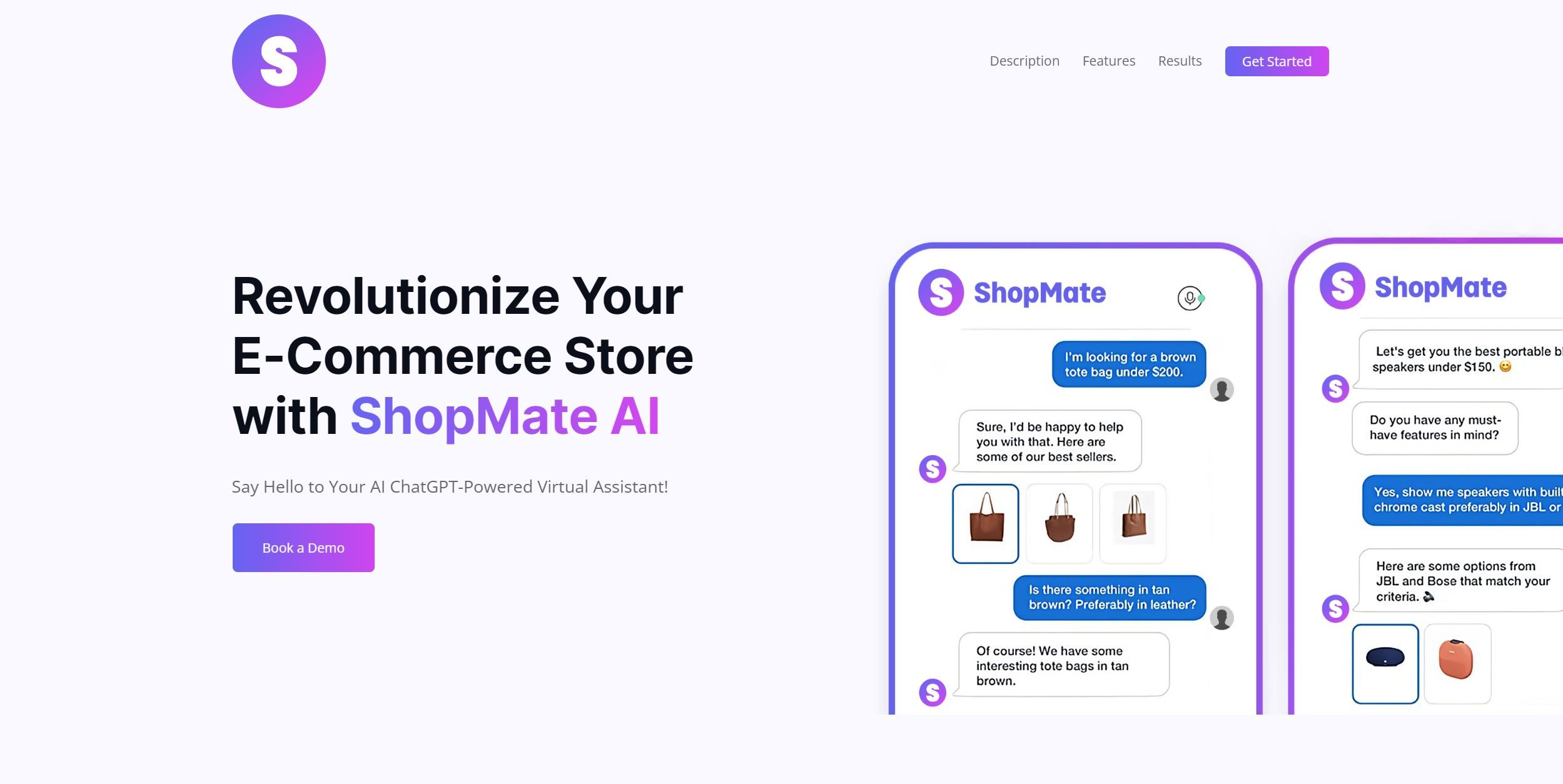  Customizable shopping suggestions for e-commerce.