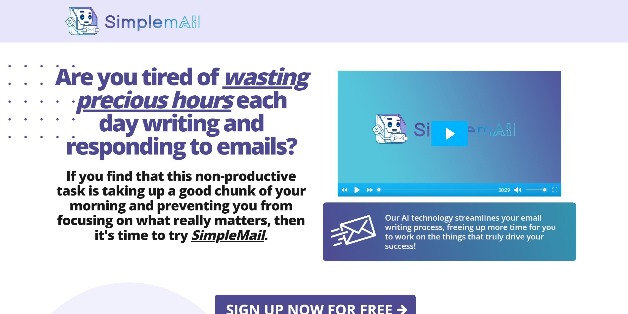  Automated email writing and summarization.