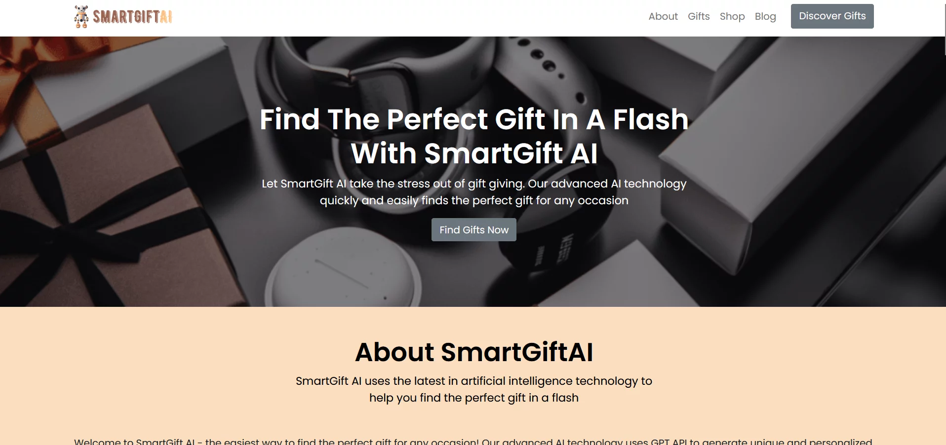  AI-powered gifting platform