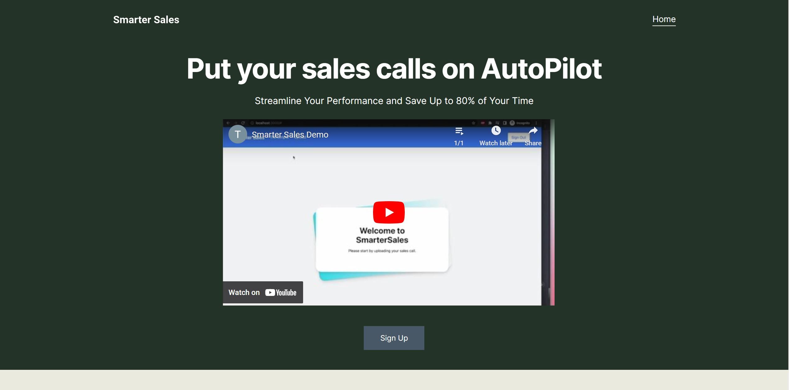  Put your sales calls on AutoPilot