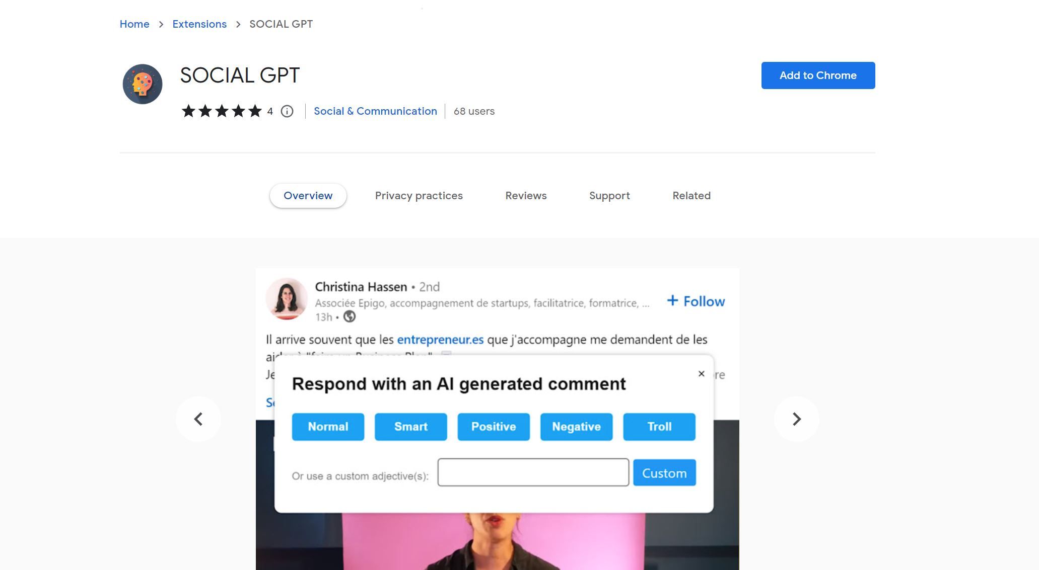  AI tool for social media: AI Detector and Comment